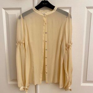 Silk Beige Blouse